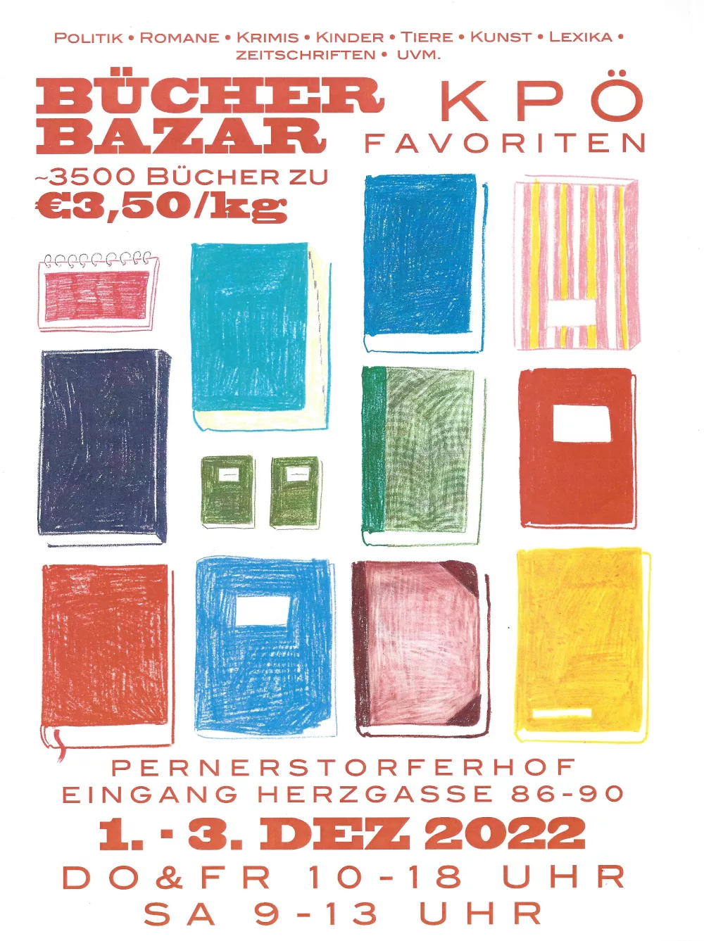 Bücher-Bazar der KPÖ-Favoriten