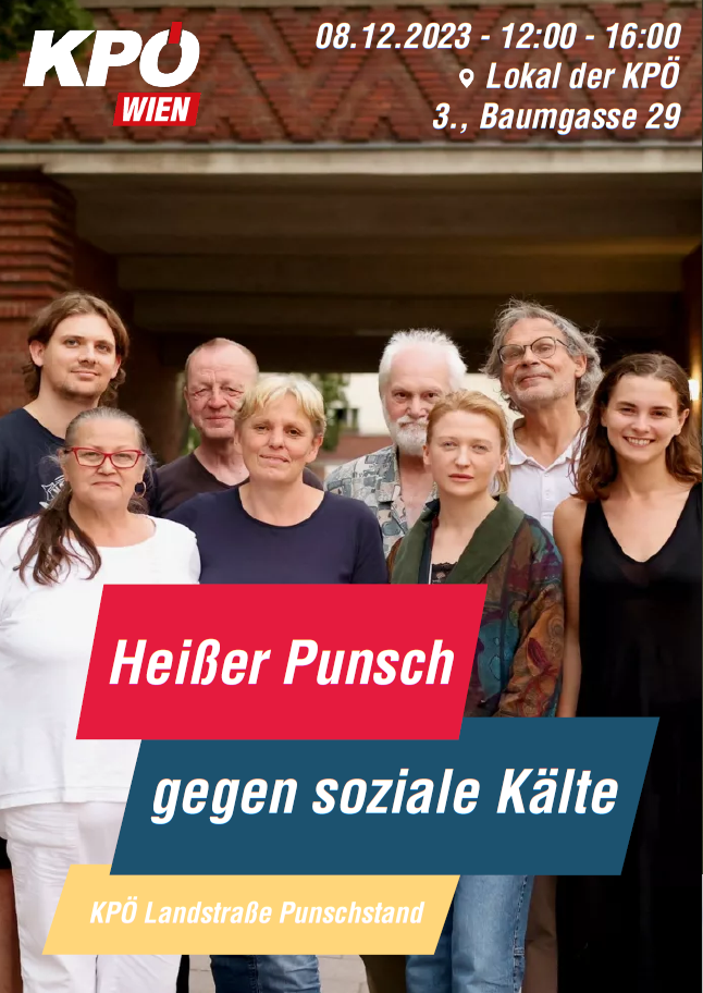 Punsch gegen soziale Kälte