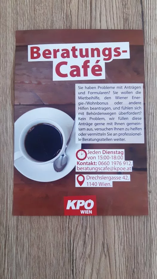 Beratungscafe der KPÖ-Wien