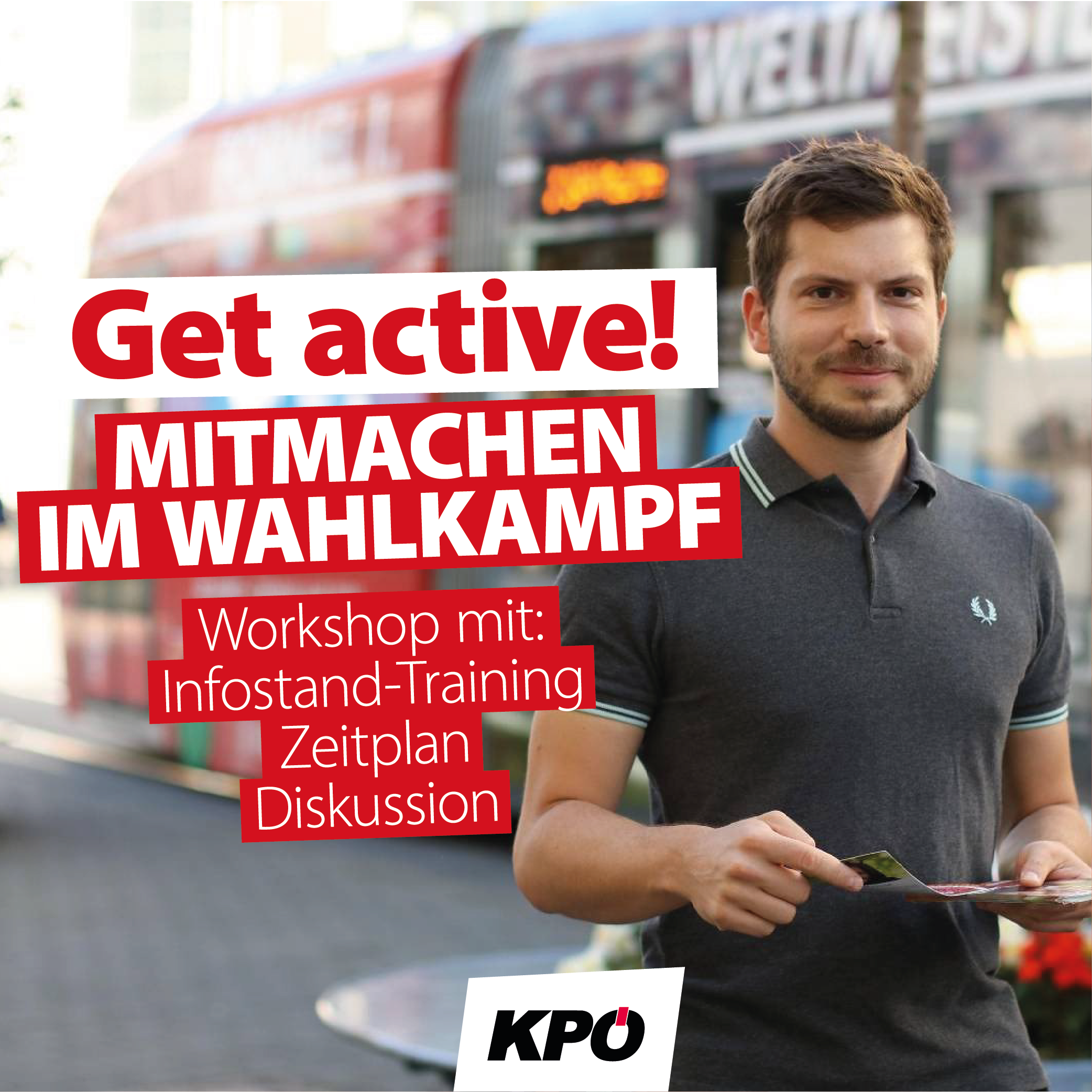 Workshop 1020: Get Active! Mitmachen im Wahlkampf